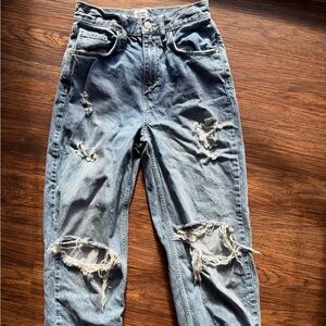 BDG High-Rise Baggy Blue Denim